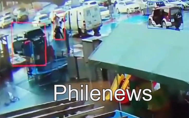 Καρέ καρέ η απόπειρα ληστείας σε χρηματαποστολή στην Κύπρο (βίντεο)